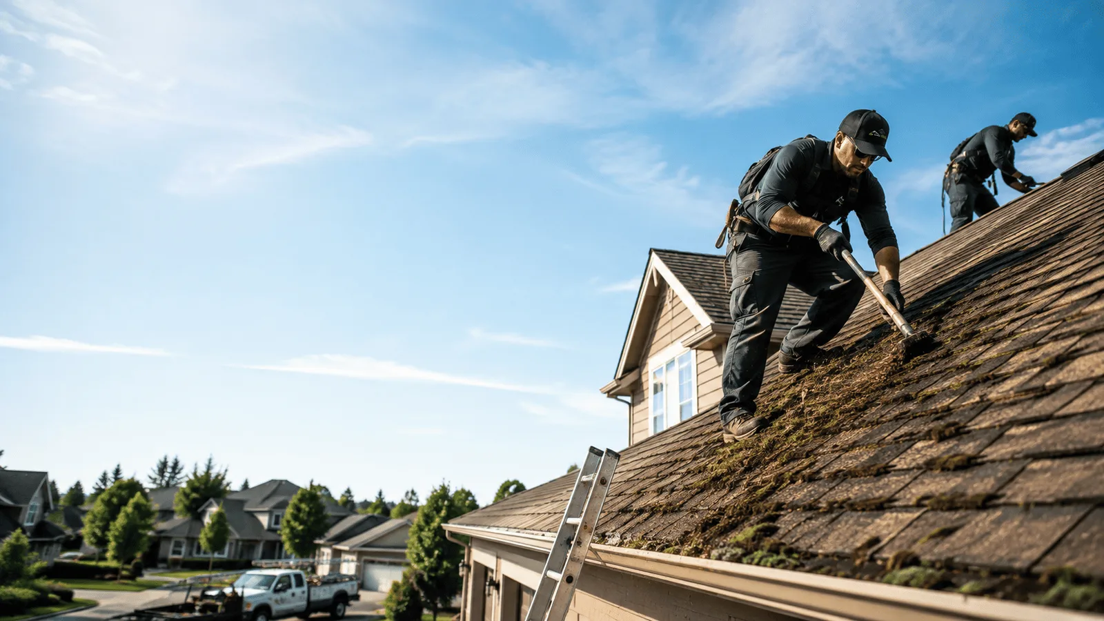 Roof Moss Removal in Girard, OH near me